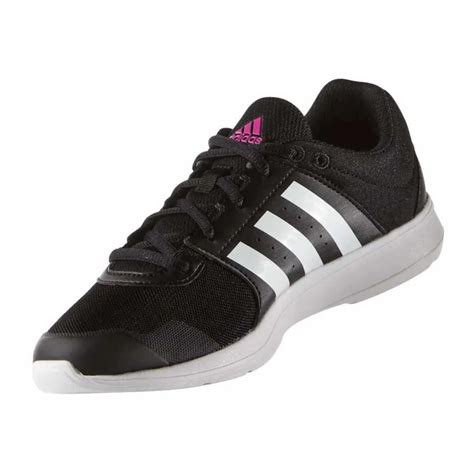 Adidas Women's Essential Fun 2, BLACK/WHITE, 7.5 US